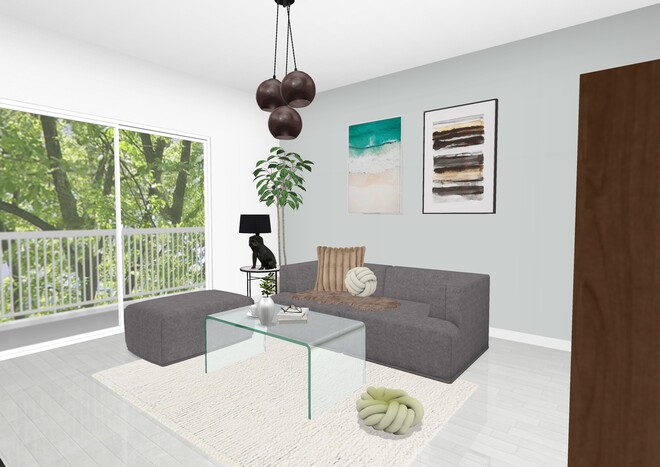 素材感を楽しむモダンリビング