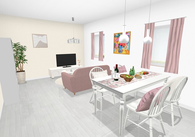 視線が通る広々空間